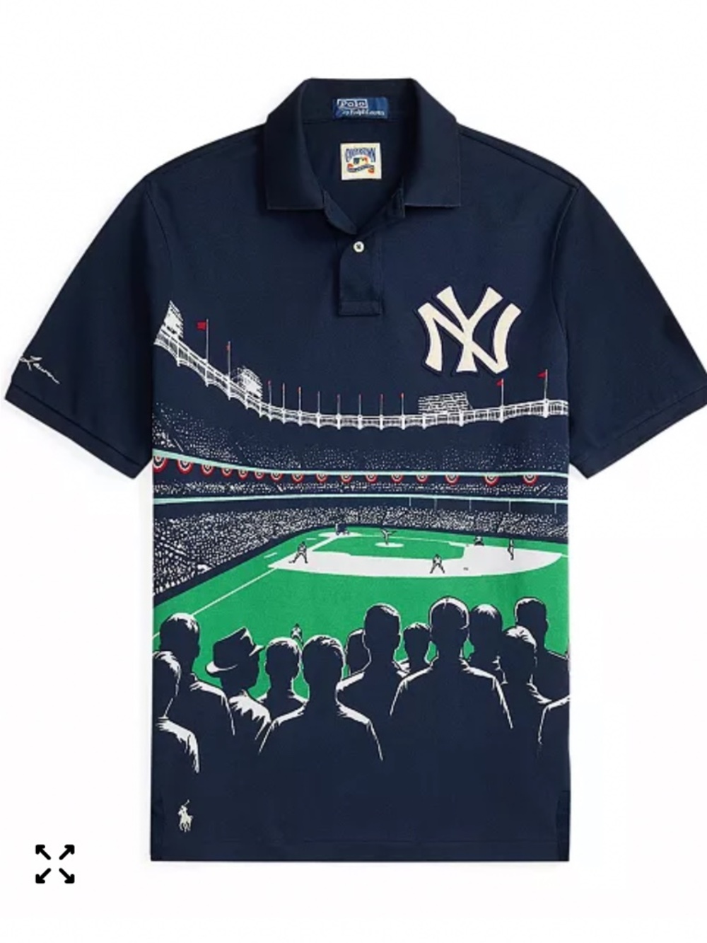Polo Ralph Lauren Men's Classic Fit Yankees Polo Shirt M NWT